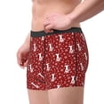 thumbnail image 2 of Fotbe Christmas Deer Head Men’s Total Support Pouch Boxer Briefs, X-Temp Cooling, Moisture-Wicking Underwear, Regular, Long-leg and Trunk-Medium, 2 of 6
