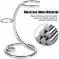thumbnail image 2 of Stainless Steel Stand for Men's Shaving Brush Compatible with Grooming Accessories, 2 of 5