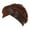 Coffee, variant on Women's Fashionable Solid Color Striped Bow Headscarf Ladies Hat Big