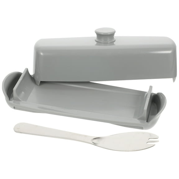 Homoyoyo Rectangular Butter Dish with Lid, 1 Set Elegant Kitchen Storage Container for Butter Preservation and Sealed Cover