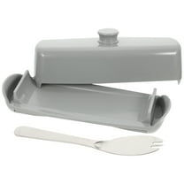 Homoyoyo Rectangular Butter Dish with Lid, 1 Set Elegant Kitchen Storage Container for Butter Preservation and Sealed Cover