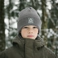thumbnail image 2 of Reebok Adult Winter Beanie Hat Medium Grey, 2 of 3