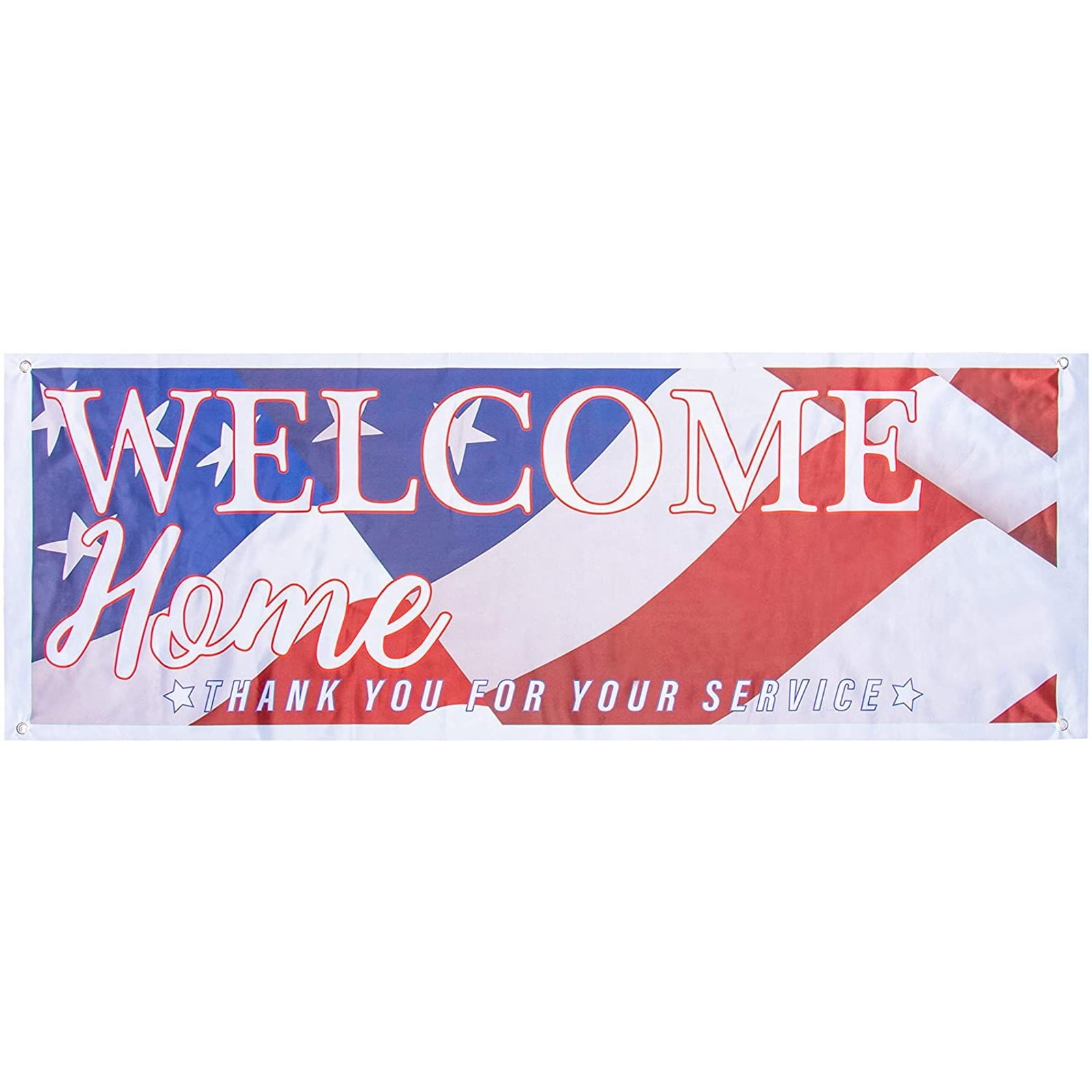 Welcome Home Flag Military Banner Party Backdrop