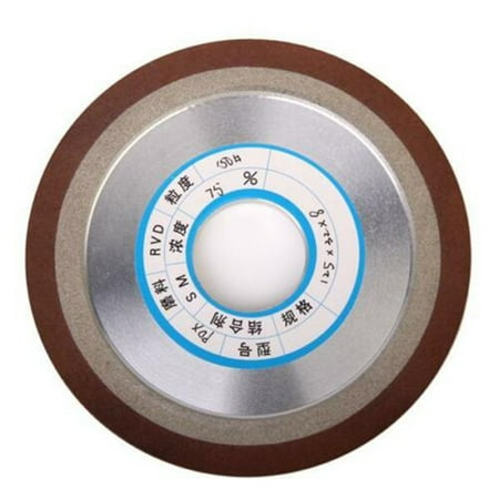 

Hard Steel 1-Tapered Side Diamond Grinding Wheel Polished Alloy 125mm Grit 180