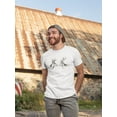 thumbnail image 2 of Lovely Reindeers T-Shirt Men -Image by Shutterstock, Male XX-Large, 2 of 4