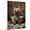 Silky Terrier, variant on Silky Terrier Canvas Wall Art for Bathroom, Funny Dog Canvas Bedroom Wall Decor, Painting Canvas for Living Room, Restroom Picture, 11x17 Inch