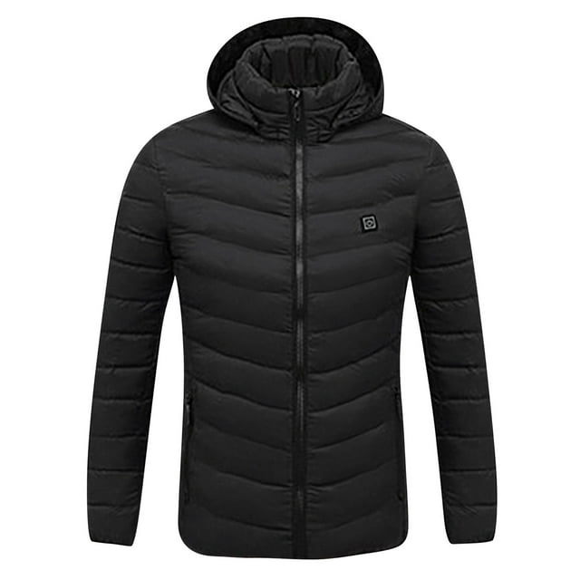 WEIYLL Jackets for Women Skiing Via Heated Outdoor Fishing Heated Riding Black Fall Tops Size M