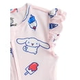 thumbnail image 3 of Hello Kitty Baby Girls Cozy and Comfortable Patriotic Americana Shortie Romper, Sizes NB-24M, 3 of 3