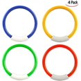 thumbnail image 2 of Círculo de buceo suave NQ juego de 4 anillos de buceo para niños piscina autovertical, 2 of 5