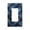 Style N, variant on Blue Dark Fabric Mix Light Switch Cover Decorative Switch Plates and Outlet Covers Wall Plates for Electrical Kitchen Home Office Art Decor