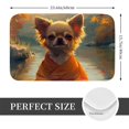 thumbnail image 2 of Non Slip Door Mat, Maple Leaf Meditating Chihuahua Fast Drying Bath Tub Mats, Absorbent Bathroom Rugs Entrance Welcome Mat, Bath MatS for Tub, Floor, Home, Kitchen, Hotel,16x24in, 2 of 7