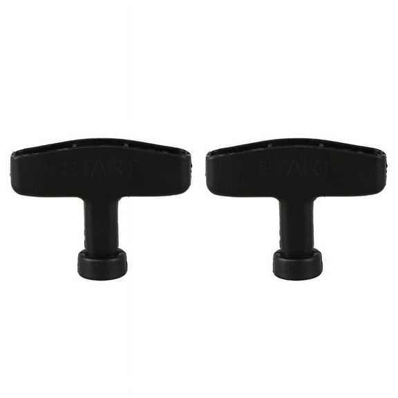 2X Replacement Starter Pull Handle Grip Black for Motor