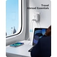 thumbnail image 3 of Adaptador de Viaje LENCENT Blanco con 4 Salidas CA y Puertos USB para Liechtenstein, Ruanda y más, 3 of 7