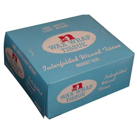 Waxed Tissue Paper Norpak Wax Wrap Midget Interfolded Paper Bakery Tissue, 10.75