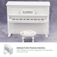 thumbnail image 3 of EeaseMX 1 juego de mini piano de madera para niños, juguete de simulación de piano, mini piano decorativo para casa., 3 of 8