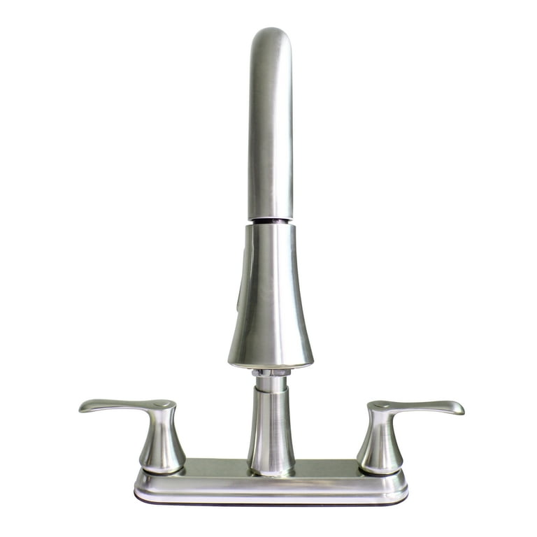 22167143 -Hybrid Metal Kitchen Sink Faucet 28mm Spout with Pull 