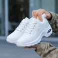 thumbnail image 5 of NOKIO Womens Running Shoes Non Slip Womens Tennis Shoes Womens Walking Shoes Mesh Air Cushion Sneakers for Gym Workout Sports Thick Sole Non Slip Fly Woven Mesh Breathable Comfortable Shoes, 5 of 9