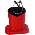 thumbnail image 5 of 2 Pack Eyeglasses Holder Stand Protective Glasses Case For Desks or Nightstands, Red, 5 of 5
