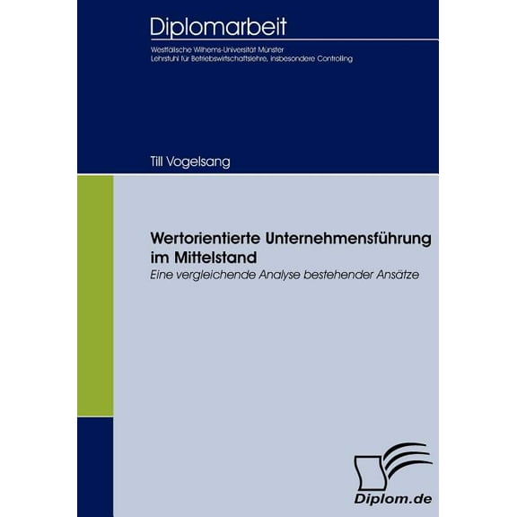 Wertorientierte Unternehmensf Hrung Im Mittelstand