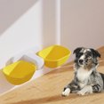 thumbnail image 3 of Walbest Wall-mounted Dog Cat Food Bowls - Elevated dog Bowls, Anti Vomiting pet Bowl Set, Dog Food Bowls Elevated, Raised Cat Bowls for Indoor Cats,Detachable cat bowl,Double cat bowl, 3 of 7