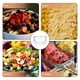 thumbnail image 4 of ColoMX 1pc para el tazón de almacenamiento de alimentos para el hogar tope de ensalada de frutas (color transparente), 4 of 8