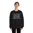 thumbnail image 4 of Novelty Squishy and Crazy Women Wife Sarcastic Puns Gildan 18000 Sweatshirt, 4 of 4