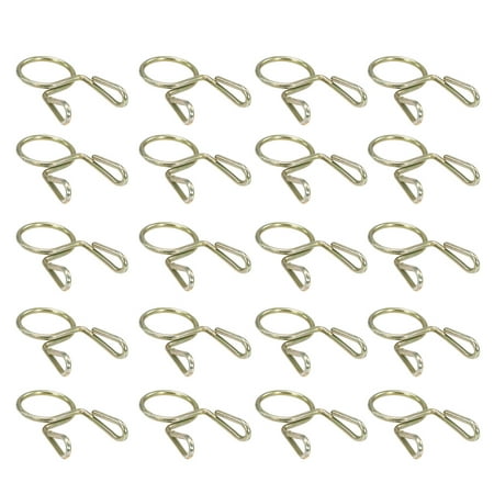 20X Fuel Line Hose Tubing Spring Clip Clamp 7mm For Motorcycle ATV (Best Motorcycle Fuel Line)