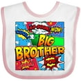 thumbnail image 3 of Inktastic Big Brother Comic Book Boys Baby Bib, 3 of 4