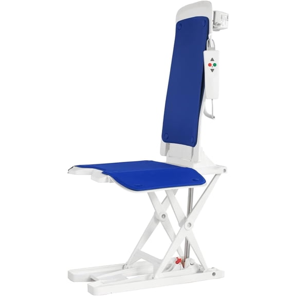 Electric Chair Lift by Mobi-Lift, Fall and Get Up from Floor, Raises Up to 20” to Help You Stand Up Again, Weight Capacity up to 300 LBS, Item Weight 30 LBS (Electric Lift Chair - Main Unit)