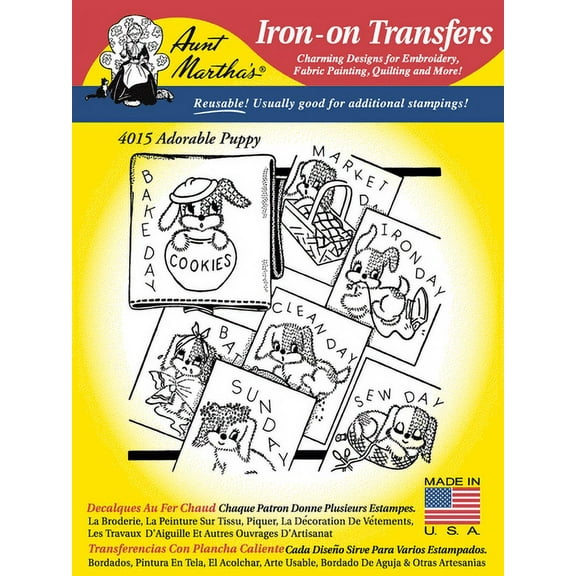 Aunt Martha's #4015 Adorable Puppy