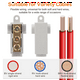thumbnail image 3 of Kit de 10 Tuercas para Conectores de Cables Tipo T de Calibre 6 AWG, Terminal de Conexión de Cableado Rápido de 80 A, Conector Rápido de Empalme, 3 of 8