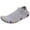 Light Gray_037, variant on Women’s Barefoot Water Shoes, Breathable Knit Quick-Dry Swim Shoes with Colorful Non-Slip Sole for Beach, Pool, and Water Sports Dark Gray 11.5（EU-46）