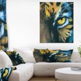thumbnail image 1 of Il de Tigre Féroce - Impression sur Toile Abstraite, 1 of 3