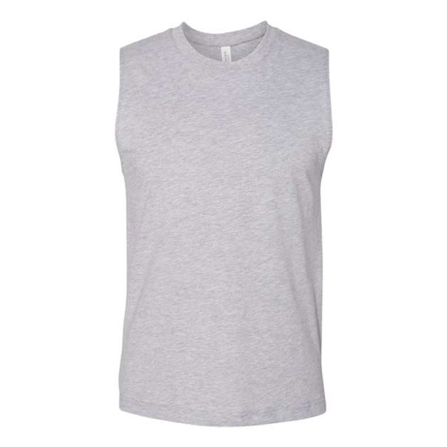 CAMISETA MUSCLE MUSCLE DE JERSEY PARA HOMBRE CN, BREZO ATLÉTICO, S bella lienzo 3483