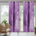 thumbnail image 4 of Purple Outdoor Curtains for Patio Waterproof,Windproof Privacy Curtains with Weighted Bottom,Retro Oil Painting Modern Abstract Art Aesthetics Outside Drapes for Picnic Garage Yard 54"x84" 2 Panel, 4 of 8