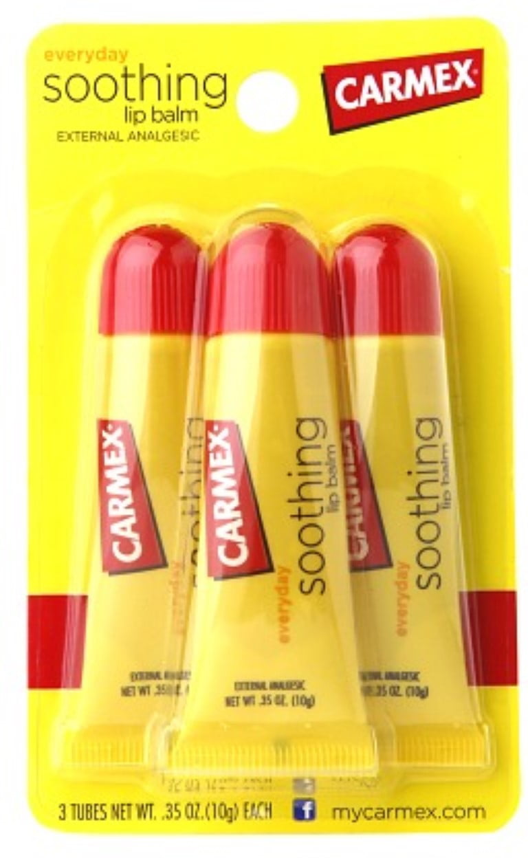 Carmex Original Flavored Lip Balm 0.35 oz, 3 ea (Pack of 2) - Walmart.com