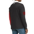 thumbnail image 2 of Men's Tommy Jeans Black/Red Toronto Raptors Ronnie Rugby Long Sleeve T-Shirt, 2 of 3