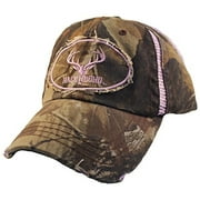 RackHound Embroidered Ladies Realtree Hardwoods Camo Cap with Mesh Inserts