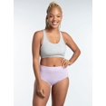 thumbnail image 2 of Fruit Of The Loom Womens Breathable Cotton-Mesh Brief Panty 6 Pack, 8, Assorted, 2 of 6