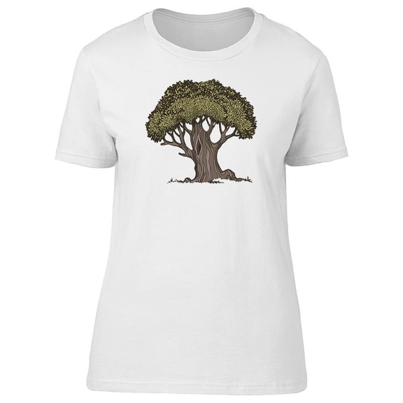 Beautiful Old Oak Tree T-Shirt Women -Image by Shutterstock, Female x-Large