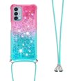 thumbnail image 3 of Funda para OnePlus Nord N200 5G Brillantina Líquida Divertida Reluciente y con Cristales en Movimiento Cuerpo Cruzado con Cordón Ajustable, 3 of 5