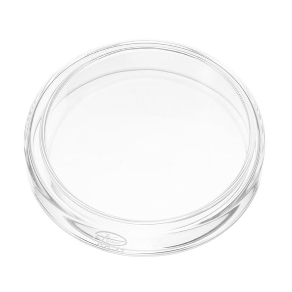 LULULION 1Set Laboratory Glass Petri Dish Thickened Transparent Cell Culture Plate with Lid