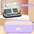 thumbnail image 3 of Leodye 1PCS Large Capacity Portable Pencil Box for office Travel Daily Supplies Storage -9.06*2.36*4.33IN, 3 of 9