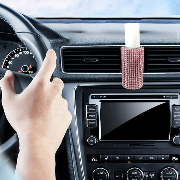 WZXPWT Car Lipstick Holder, Drill-Free Makeup Organizer, Compact Vanity Tray, Multi-Purpose Car and Desk Accessory Storage