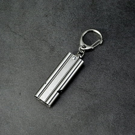 Supvox 1Pc High Sound Stainless Steel Whistle Loud and Rust Resistant for Outdoor Use