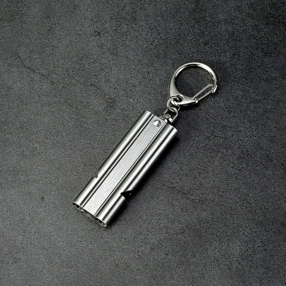 Supvox 1Pc High Sound Stainless Steel Whistle Loud and Rust Resistant for Outdoor Use