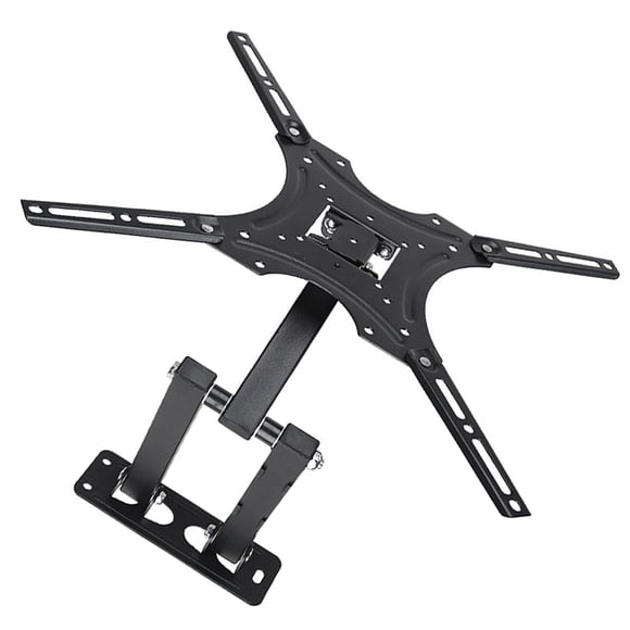 HEATSHAKING Sturdy Black TV Monitor Wall Holder with Extendable Arm for Home and Bedroom