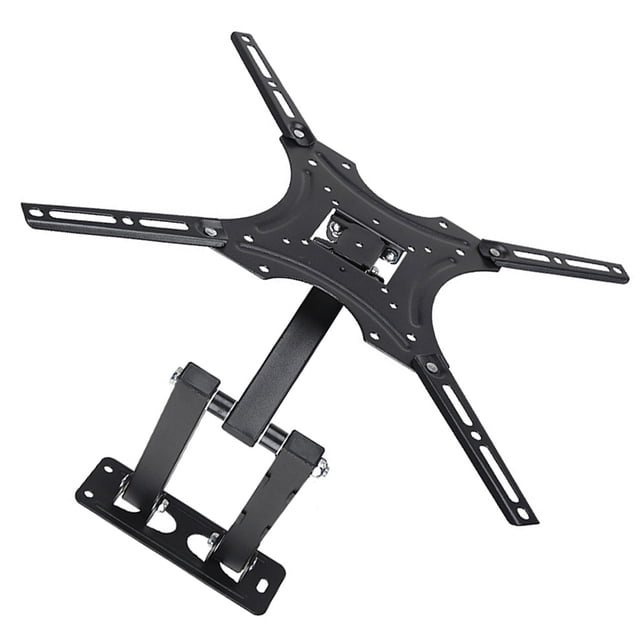 HEATSHAKING Sturdy Black TV Monitor Wall Holder with Extendable Arm for Home and Bedroom