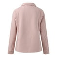thumbnail image 5 of Hauaitttt Womens Fashion Casual Long Sleeve Stand Neck Sweatshirts Pullover Top Half Zip Pullover Women Fitted Pullover Sweater Women Comfy Striped Print Long Sleeve Sweatshirt Athletic Jacket Casual, 5 of 7