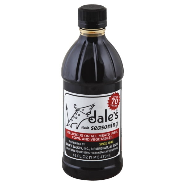 Dale's Seasoning, Steak Seasoning, 16 fl. oz. Bottle, liquid soy sauce